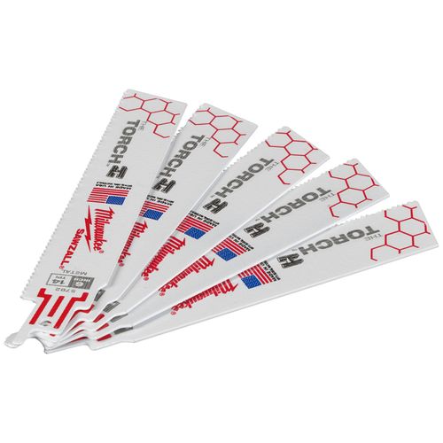Main product image of 6" 14 TPI The Torch Sawzall Blades (5 Pack)
