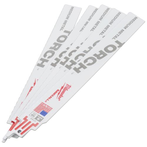Main product image of Sawzall Torch Blade, 18 TPI, 9" Length (5 Pack)