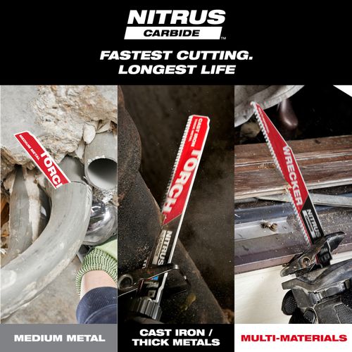 Main product image of  6" 10 TPI The Torch With Nitrus Carbide Teeth For Medium Metal (3 Pack) 