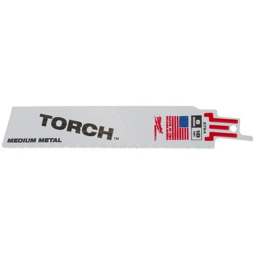 Main product image of 6" 18 TPI The Torch Sawzall Blades (25 Pack)