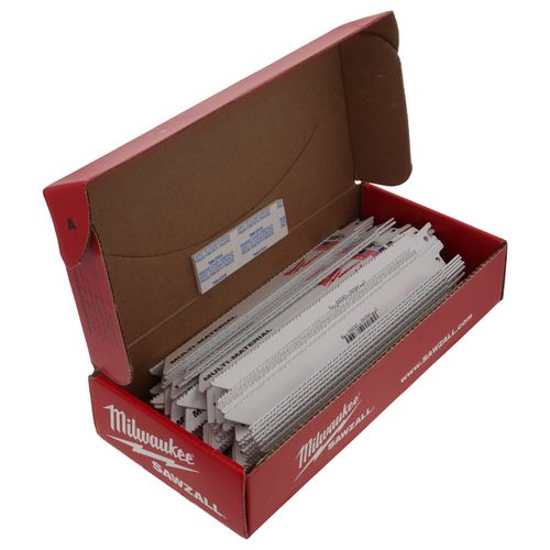 Main product image of 8" 8/12 TPI SAWZALL Blades Bulk 100 Pack