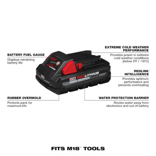 Main product image of M18 Redlithium High Output CP 3.0 Battery Pack (Two Pack)