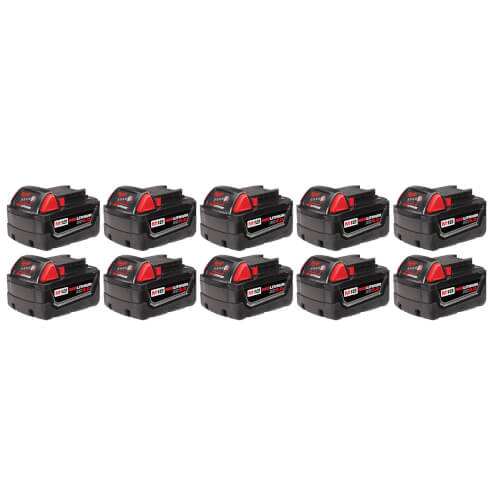 Milwaukee 48-11-1851 :: M18 REDLITHIUM XC5.0 Battery (10 Pack