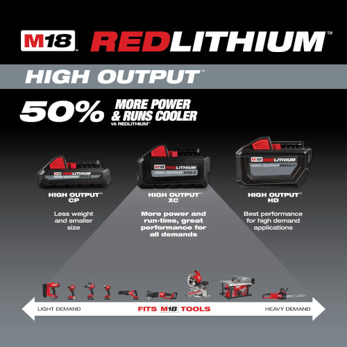 Main product image of M18 REDLITHIUM High Output XC6.0 Battery Pack