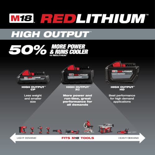 Main product image of M18 REDLITHIUM High Output XC8.0 Battery