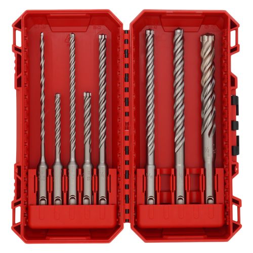 Main product image of 8 Piece SDS Plus MX4 4-Cutter Drill Bit Kit