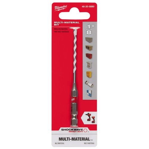 Main product image of 1/8" x 2" x 3-1/2" SHOCKWAVE Impact Duty Carbide Multi-Material Drill Bit