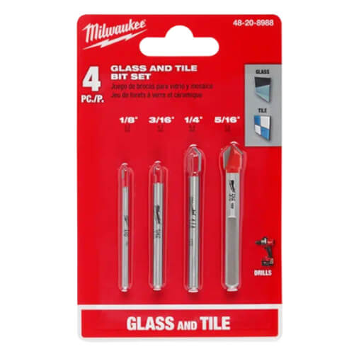Main product image of 4 Piece Glass & Tile Bit Set