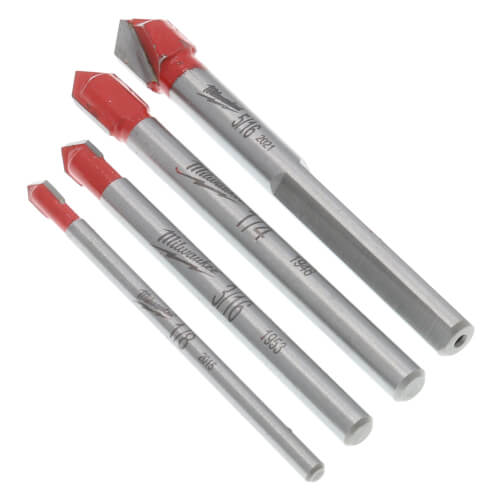 48-20-8988 - Milwaukee 48-20-8988 - 4 Piece Glass & Tile Bit Set