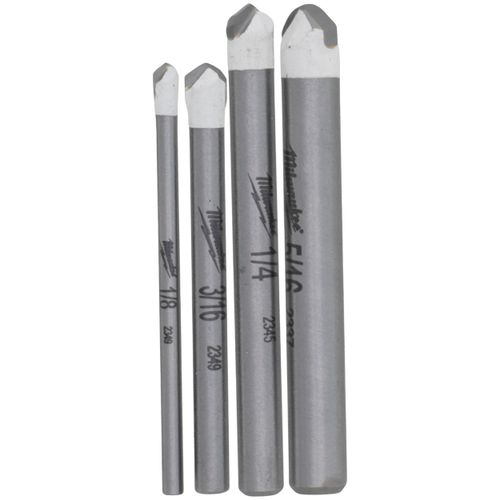 Main product image of 4 Piece Carbide Tipped Tile & Natural Stone Drill Bit Set