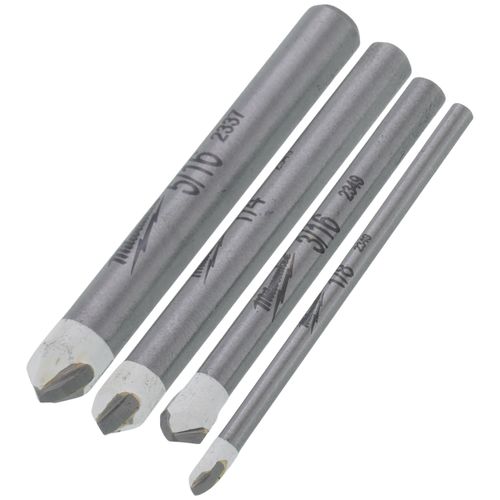 Main product image of 4 Piece Carbide Tipped Tile & Natural Stone Drill Bit Set