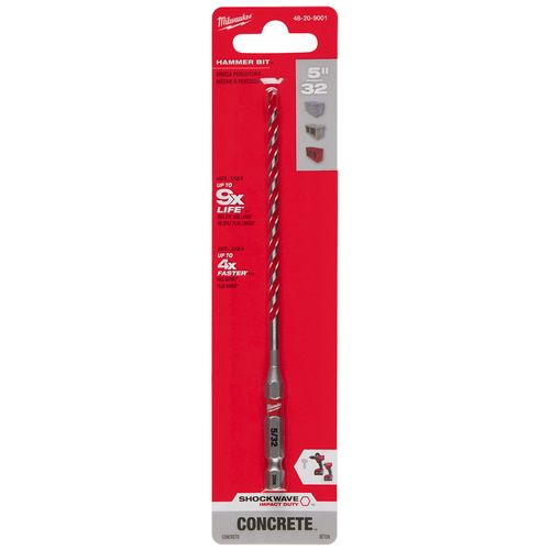 Main product image of 5/32" x 4" x 6" SHOCKWAVE Impact Duty Carbide Hammer Drill Bit