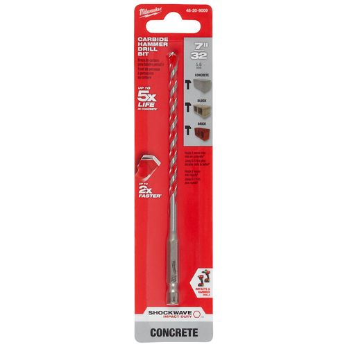 Main product image of 7/32" x 4" x 6" SHOCKWAVE Impact Duty Carbide Hammer Drill Bit
