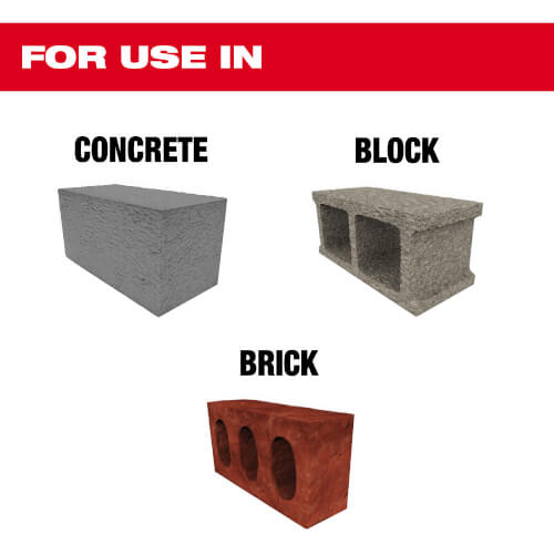 Main product image of 5 Piece Shockwave Carbide Hammer Drill Bit Set