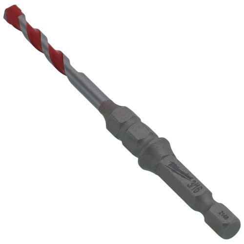 Main product image of 3/16" x 4" Shockwave Carbide Hammer Drill Bit for Concrete Screws