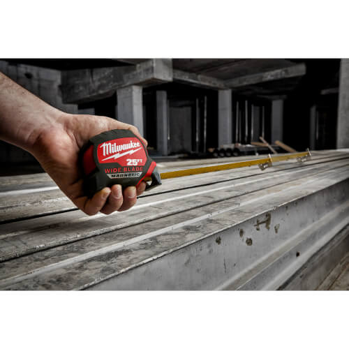 Main product image of 25 ft. Wide Blade Magnetic Tape Measure