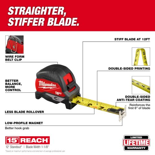 Main product image of 16' Magnetic Tape Measure
