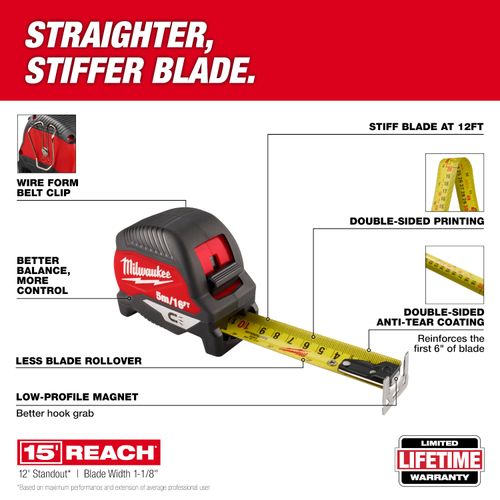 Main product image of 5m/16' Magnetic Tape Measure