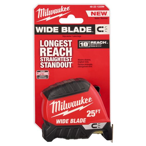 Main product image of 25 ft. Wide Blade Magnetic Tape Measure