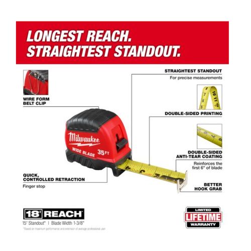 Main product image of 35' Wide Blade Tape Measure