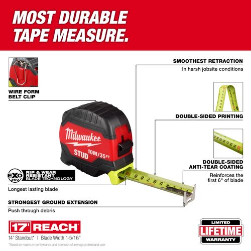 Main product image of 10m/35' STUD Tape Measure