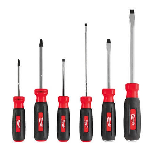 Main product image of 6 Pc. Screwdriver Set w/ Steel Caps