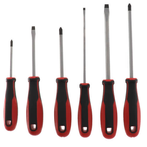 Main product image of 6 Pc. Screwdriver Set w/ Steel Caps