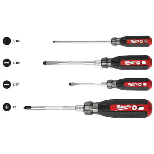 Main product image of 4 Piece Cushion Grip Screwdriver Set