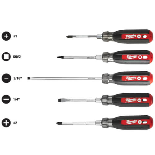 Main product image of 5 Piece Cushion Grip Screwdriver Set