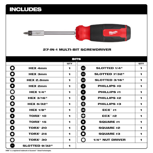 Main product image of 27-in-1 Multi-Bit Screwdriver