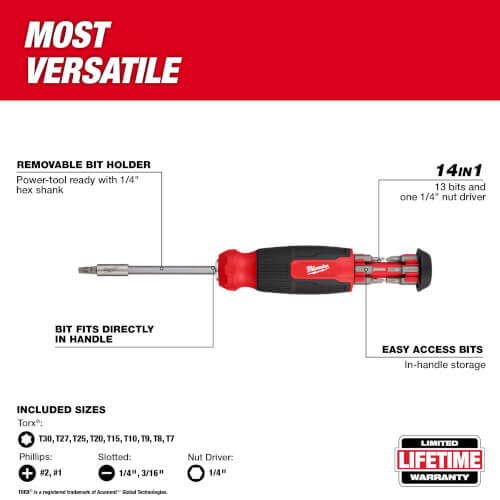 Main product image of 14-in-1 TORX Multi-Bit Screwdriver