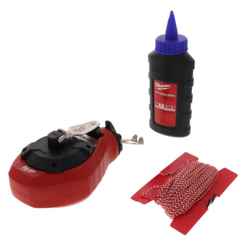 Fine Line Aluminum Chalk Reel Kit w/ Bonus Bold Line