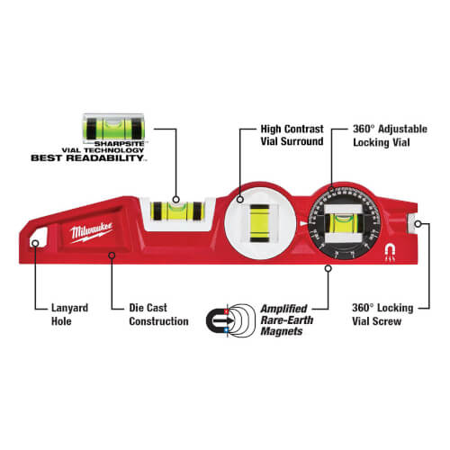 Main product image of 10" Die Cast Torpedo Level