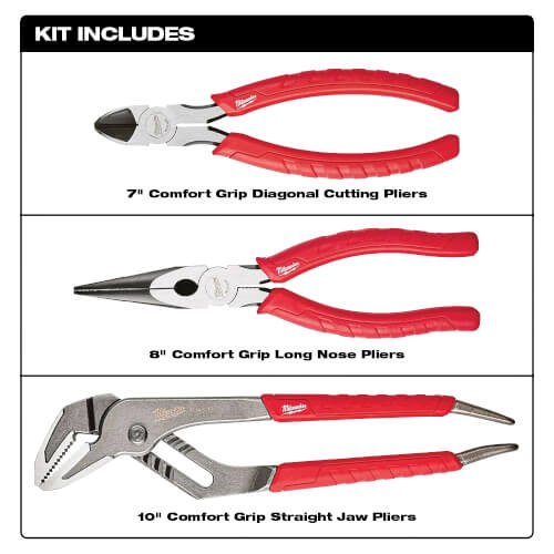 Main product image of 3 Piece Pliers Kit