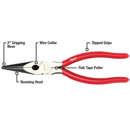 Main product image of 8" Long Nose Pliers
