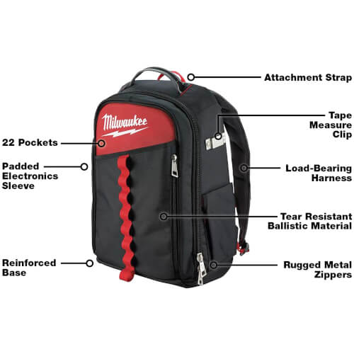 48228202 Milwaukee 48228202 LowProfile Backpack