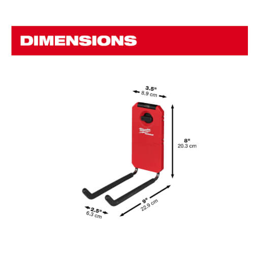 Main product image of PACKOUT 9" Straight Hook