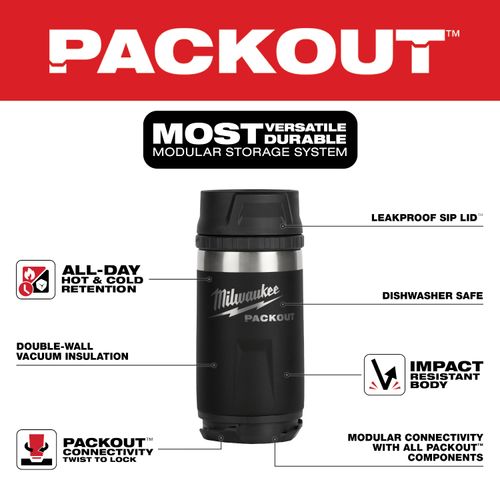 Main product image of PACKOUT 12 oz. Insulated Bottle with Sip Lid