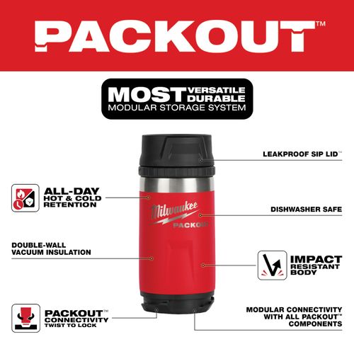 Main product image of PACKOUT 12 oz. Insulated Bottle with Sip Lid