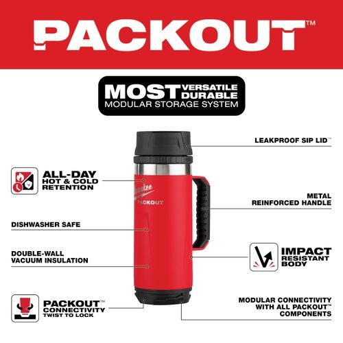 Main product image of PACKOUT 18 oz. Insulated Mug with Sip Lid