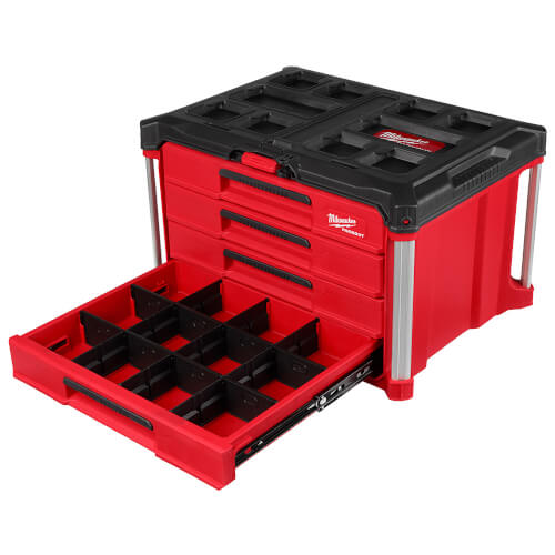 48-22-8444 - Milwaukee 48-22-8444 - PACKOUT 4 Drawer Tool Box