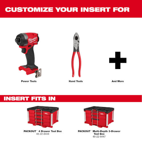 Main product image of Low-Profile Customizable Foam Insert for PACKOUT Drawer Tool Boxes