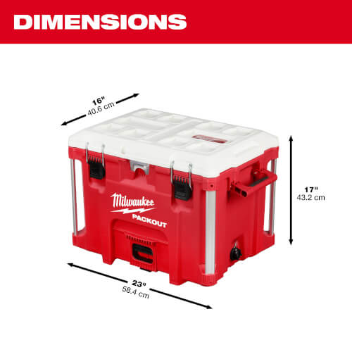 48228462 Milwaukee 48228462 PACKOUT 40QT XL Cooler