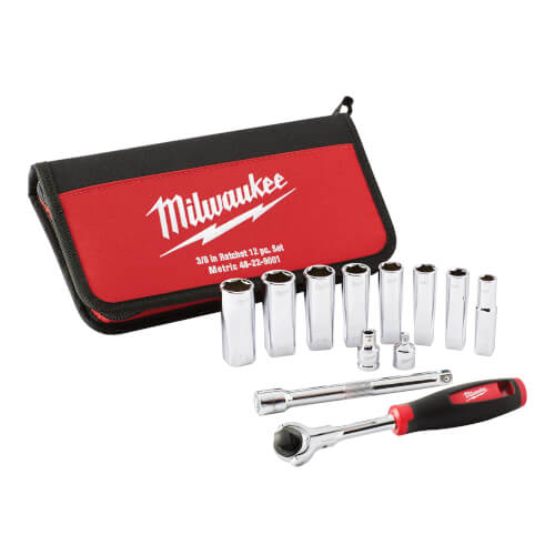 Main product image of 12pc 3/8" Drive Metric Socket Set
