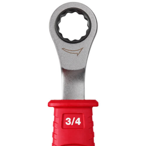 Main product image of 2-in-1 Lineman's Insulated Ratcheting Box Wrench