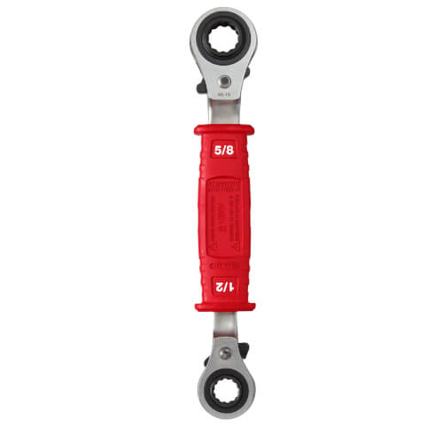 Main product image of 4-in-1 Lineman’s Insulated Ratcheting Box Wrench