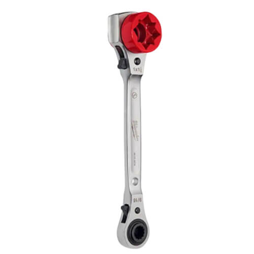 Main product image of 5-in-1 Lineman's Ratcheting Wrench (Smooth)