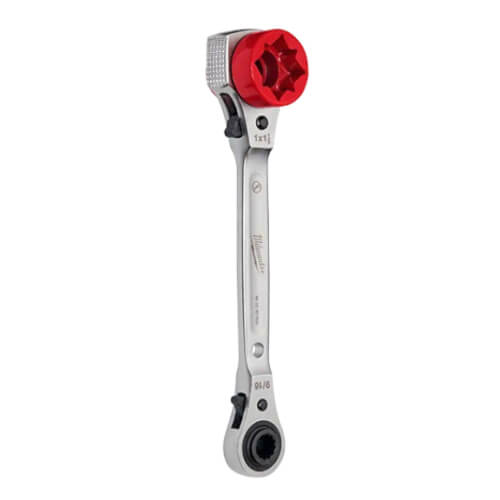 Main product image of 5-in-1 Lineman's Ratcheting Wrench (Milled)