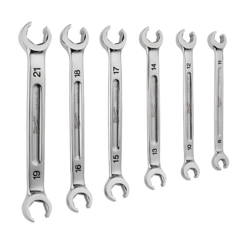Main product image of 6 Piece Double End Flare Nut Wrench Set - Metric