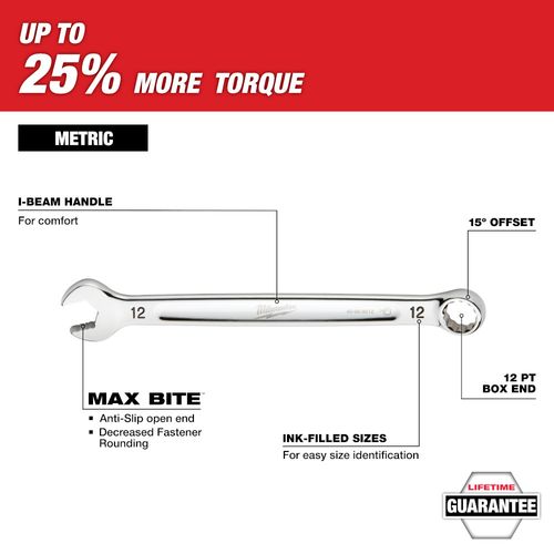 Main product image of 15-Piece Metric Combination Wrench Set w/ PACKOUT Compact Organizer